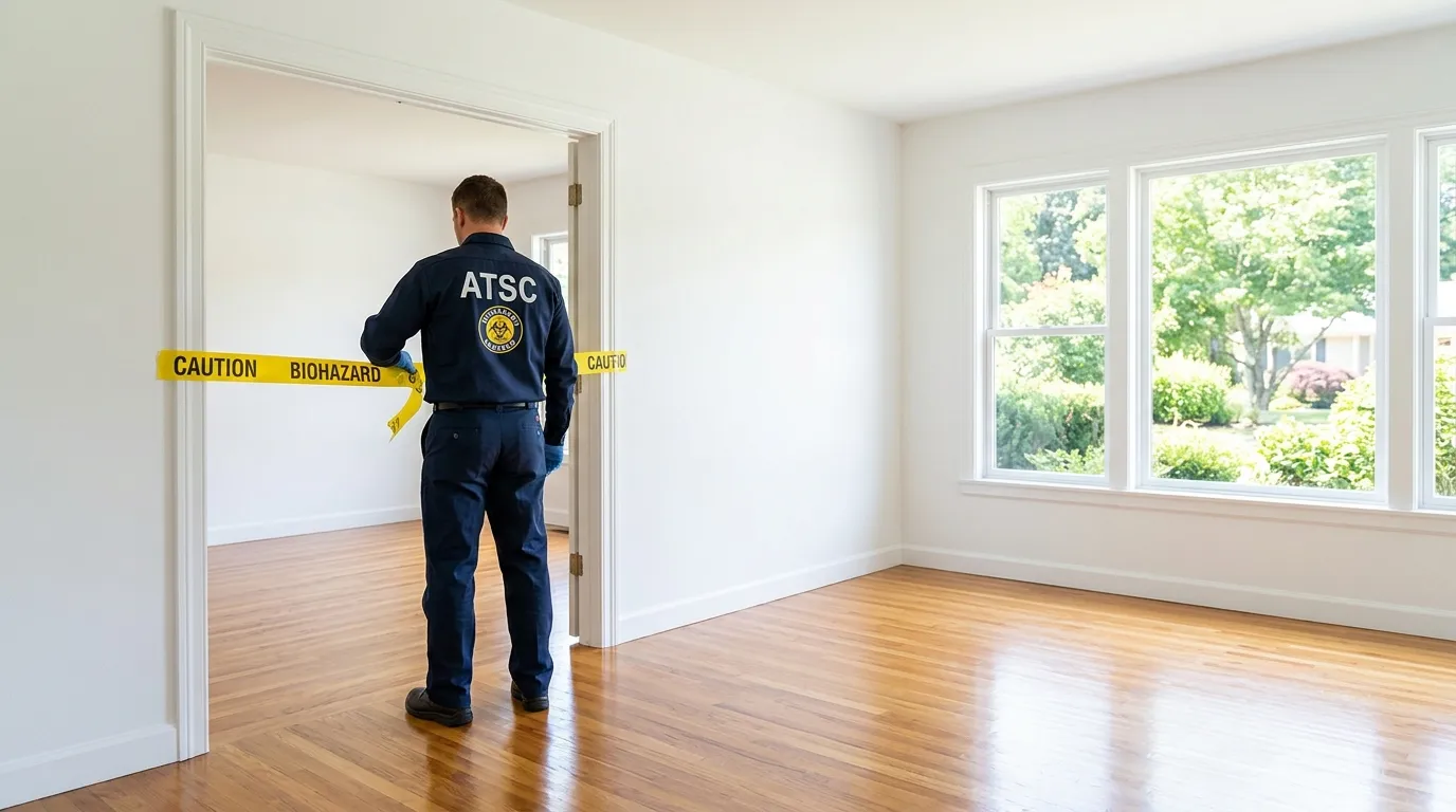 Certified biohazard cleanup crew performing Crime Scene Cleanup in South El Monte